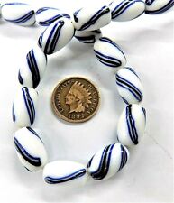 Early Great Lakes Antique Delft Style Trade Beads    TT663    15 beads      picture