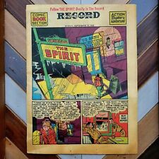 Will Eisner THE SPIRIT Philadelphia Record Sep 27, 1942 Comic Book Complete Rare picture