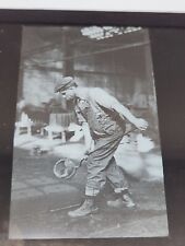 Unknown Factory Man Working  Untitled - Magic Lantern Glass Slide picture