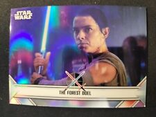 2020 Topps Chrome Star Wars Perspectives Empire War Forest Duel Card REFRACTOR picture
