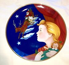 FRANKLIN MINT AMERICAN LUNG ASSOCIATION Christmas Visit  collector Plate picture