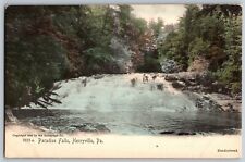Henryville, Pennsylvania PA - Paradise Falls - Waterfalls - Vintage Postcard picture