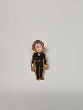 Johnny Cash Lapel Pin Photograph Head on Cartoon Body Unique Light Weight picture