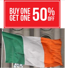 Rugby 6 Nations ROI Republic Of Ireland 150cm x 90cm Flag Speedy Delivery picture