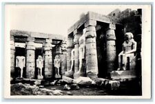 c1920s Luxor Temple States Of Rameses II General View Egypt RPPC Postcard picture