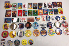 Lot of 55 Walmart Associate Pin Buttons Movie Advertising Disney More 1990s picture