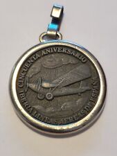 1977 IBERIA airlines LINEAS AREAS DE ESPANA 50TH ANNIVERSARY KEY RING  picture