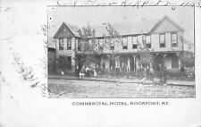 Rockport Kentucky COMMERICAL HOTEL Dirt Street Old Building 1910 Postcard picture
