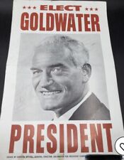 RARE - GOLDWATER IN 1964 Barry Goldwater Campaign Sign / Poster picture