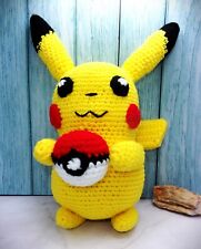 Pikachu - Crocheted Pokemon Plush - Hand Made - Custom Orders Welcome ^^ picture