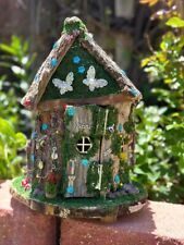 Large Handmade Fairy House Fully Decorated And Has Lights picture