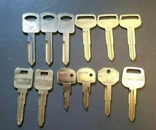 Lot of 12 Vtg Auto Car Key Blanks Curtis Ilco Cole Toyota Fiat Ford and Other picture