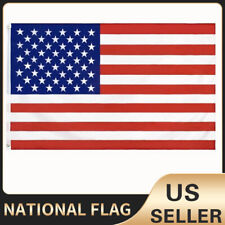 2' x 3' FT USA US U.S. American Flag Polyester Stars Brass Grommets picture