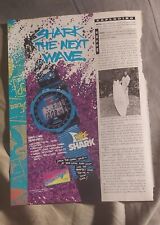 1991 print ad-Shark Wave Watch by Freestyle-Wave Counter-Countdown Timer-More picture