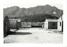 Snapshot B/W Photo 1960 Korea U S Army Base Huts  picture