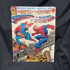 Superman VS Spider-Man Treasury Ross Andru 1976 Marvel DC Large Comic Book picture
