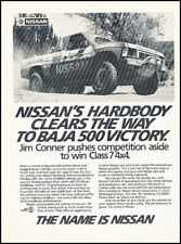 1986 Nissan Hardbody Truck Baja 500 Race Advertisement Print Art Car Ad J956A picture