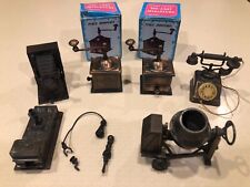 Lot of 6 Vintage Die-Cast Metal Brass Pencil Sharpeners Miniature Scale picture