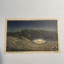 Hollywood, CA The Hollywood Bowl Symphony at Night Vintage Postcard picture