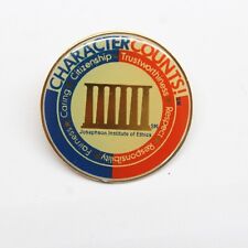 Josephson Institute Of Ethics Character Counts Enamel Lapel Collectible picture