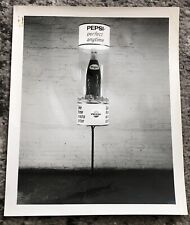 Pepsi Cola Soda Photograph Advertising Lamp Proof Promo 1950's Vintage Old picture
