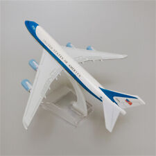 16cm USA Air Force ONE Boeing B747 Airlines Alloy Metal Airplane Model Plane picture