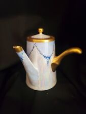 Vintage Unmarked Japan Lusterware Chocolate Pot Bone China picture