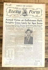Daily Racing News Paper March 1950 America's Turf Authority Volume LVI #70 picture