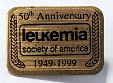Vintage Leukemia Society of America 50th Anniversary 1949-1999 Lapel Pin J24 picture
