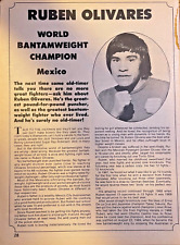 1972 Ruben Olivares World Bantam Weight Boxing Champion picture