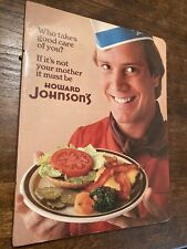 Rare Vintage Howard Johnson’s HoJo Menu Who Takes Care of You  picture