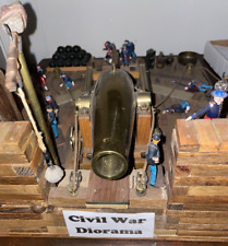 American Civil War Naval Diorama Model Relic Battle Scene Homemade Historic Fort picture