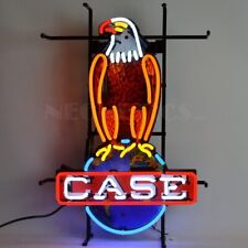 Case Eagle American Farm Harvester Vintage Look Neon Light Neon Sign 5CASEE picture
