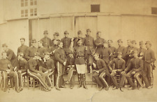 Photo of students Ecole militaire Saint-Cyr & their instructor ca 1865 Frank Paris picture