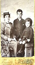 Postcard, Antique,  Scotland 1899, Fraser, Dundee, Family Portrait, 