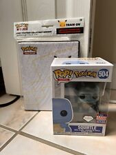 Funko Pop Pokemon Squirtle Diamond Collection 504 W/ Protector & FIRST PARTNER picture