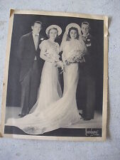 Early 1900s Bride & Groom Photo Print by Maurice Seymour picture