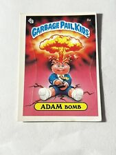1985 Topps Garbage Pail Kids ADAM BOMB 8a Series 1 Checklist Good Shape picture