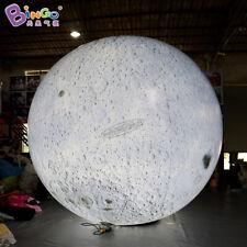 Inflatable Moon With LED Lights / Hanging Inflatable LED Moon Planet Model Toys picture