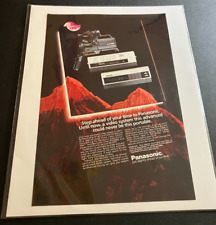 Panasonic Omnivision - Vintage 1983 Print Ad / Poster / Wall Art picture