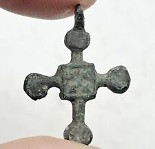 RARE Authentic Medieval Crusader Bronze Cross Artifact Circa 1095-1492 AD _ C picture