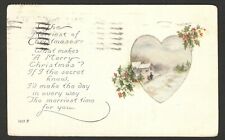 USA - Old Christmas greetings postcard - 1918.  (32) picture