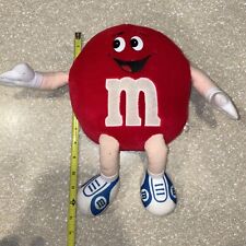 Vintage 1987 M&M's Mars Inc. Fun Friend Red M&M Plush Figure Stuffed 12” Toy picture