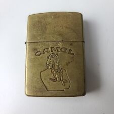 Vintage Zippo Joe Camel Tuxedo 1932-1991 Tarnished Brass Lighter picture