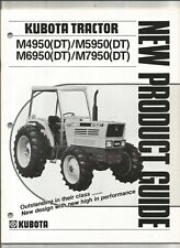 Original Kubota Models M4950DT M5950DT M6950DT M7950DT Tractors Sales Brochure picture