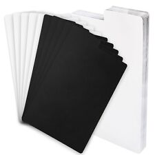 50Pcs Comic Book Dividers, TOUNALKER Large White Black Frosted Card Separator wi picture