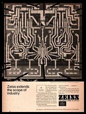 1968 Carl Zeiss Optics West Germany Digital Logic Circuit Radiation Inc Print Ad picture