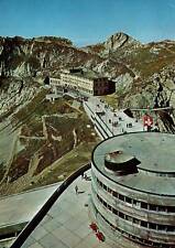VINTAGE POSTCARD HOTEL ATOP MOUNT PILATUS AND BELLEVUE MAILED 1978 picture