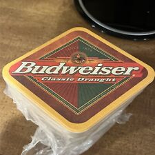 Budweiser Classic Draught diamond shaped heavy cardboard beer Lot picture