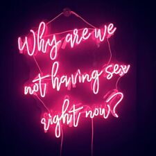 Why Are We Not Having Sex Right Now Acrylic Neon Sign Lamp Light With Dimmer picture